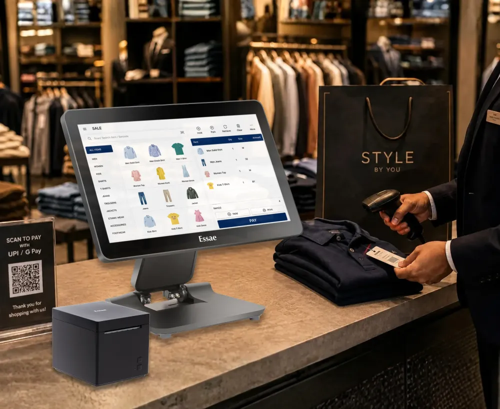 Billing Machine for Retail Shops and Apparel